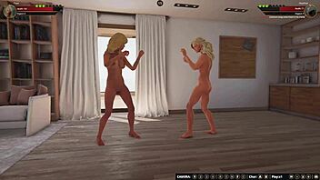 Heather vs Faye Naked Fight 😏