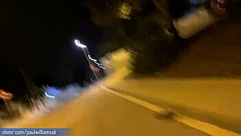 Walking Fully Naked Around The City With Tall Muscular Body