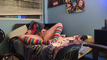 A Submissive Young Man Practices With His Toy In A Playful Manner