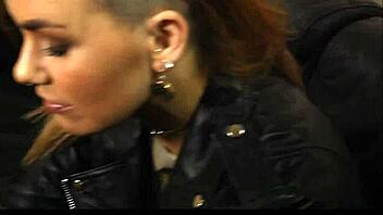 Rock Chick Rocks Leather Pants And Biker Jacket!