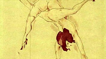 Vintage erotic anime animation