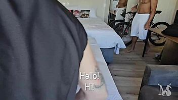 Intense amateur massage session