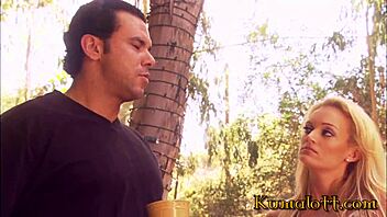 Big Boobed Blonde Babe Banged On Porch