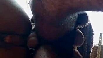 this epic romantic sex scene outdoors with bent over doggystyle