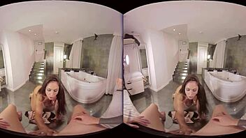 Virtual party experience with VR porn