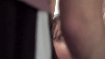 POV threesome with tattooed guys and brunette slut