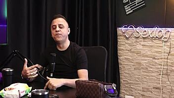 i give a blowjob after hearing him talk about putting on the condom for the person to see, freddy the king of dogging non-stop in sheer red lingerie