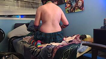 A Submissive Young Man Practices With His Toy In A Playful Manner