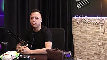 i give a blowjob after hearing him talk about putting on the condom for the person to see, freddy the king of dogging non-stop in sheer red lingerie