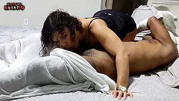 Amateur babe takes monster cock anal until creampie in homemade cuckold