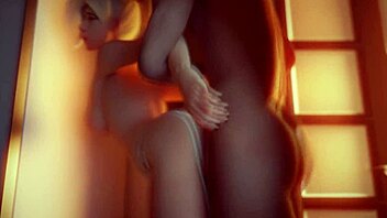 d va and tracer get bent over in overwatch hentai pack