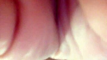 ginger paris masturbates in neon orange