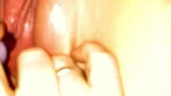 Fingering my wife till she squirts orgasm.