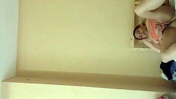 ginger paris masturbates in neon orange