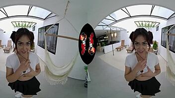 vrlatina cute latina gets her ass pounded in vr