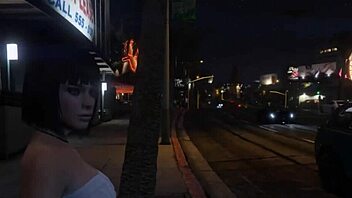 i got a hooker service in gta 5 with michael, feeling so horny.