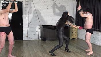 Japanese Mistress Youko Whips with Full Force!