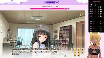Vtuber lewdneko plays game