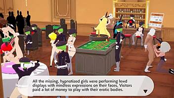 mmd pokemon girls captured and hypnotized to dance naked in 3d hentai.