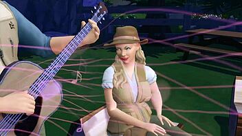 I Get My Wild Pussy Fucked Roughly In Missionary At The Campsite Outdoors.