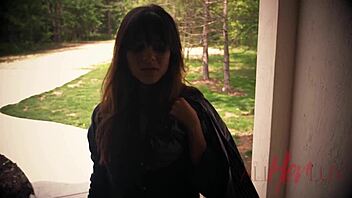 Bold brunette milf licks pussy in taboo tribbing scene with big ass