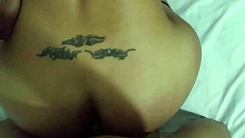Tattooed Latina Shemale Gets Anal Despite Not Wanting to Be Recorded