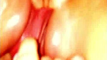 Fingering my wife till she squirts orgasm.