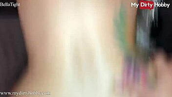 Gravid Bella får ræva og fitta hamret av geil venn