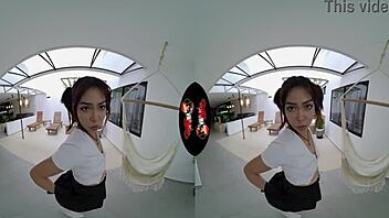 vrlatina cute latina gets her ass pounded in vr