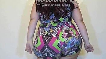 Bruninha GG Dancing with Her Massive Brazilian Big Ass