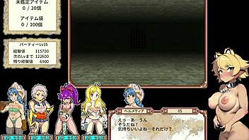 Streaming the dungeon game with four bitches