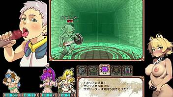 Streaming the dungeon game with four bitches