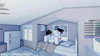 Hot Friend Gets Creampie in Missionary Position During Roblox Game