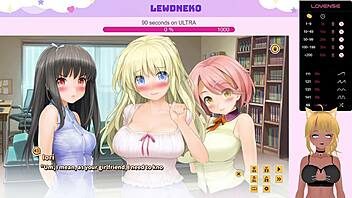 Vtuber lewdneko plays game