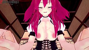 Stella Vermillion's Emotional POV Fucking In Rakudai Kishi No Eiyuutan Short