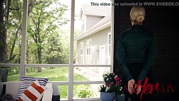 Bold brunette milf licks pussy in taboo tribbing scene with big ass