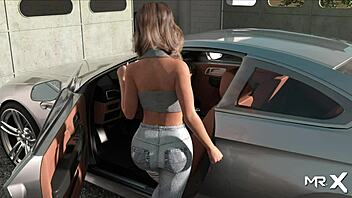 Персонаж из Пайн Фолс ищет помощь в горячей мультяшной сцене