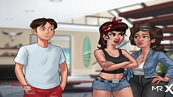 Summertime Saga Maid Babe Wants to Clean in Hentai Game Episode 4 11