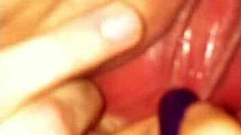 Fingering my wife till she squirts orgasm.