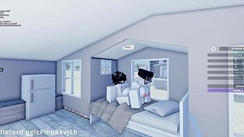 Roblox game turns into steamy session with attractive friend
