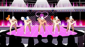 mmd pokemon girls captured and hypnotized to dance naked in 3d hentai.