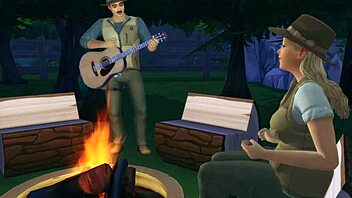 I Get My Wild Pussy Fucked Roughly In Missionary At The Campsite Outdoors.