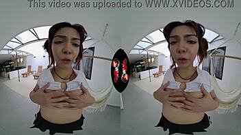 vrlatina cute latina gets her ass pounded in vr