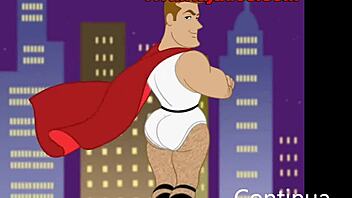 Desenho gay do heroi da bunda gigante