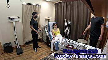 Doctor Tampa Examines Virgin Orphan Aria Nicole