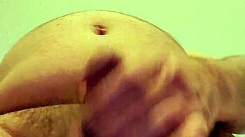 What Happens When He Starts Stroking Himself Alone in the Hotel Room?