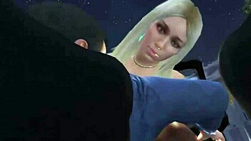 i got a hooker service in gta 5 with michael, feeling so horny.