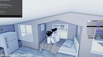 Hot Friend Gets Creampie in Missionary Position During Roblox Game