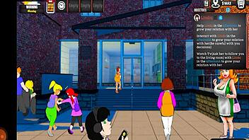 Bold MILF Charming Little 18+ With Her Big Tits In Anime Style.