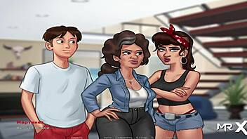 Summertime Saga Maid Babe Wants to Clean in Hentai Game Episode 4 11